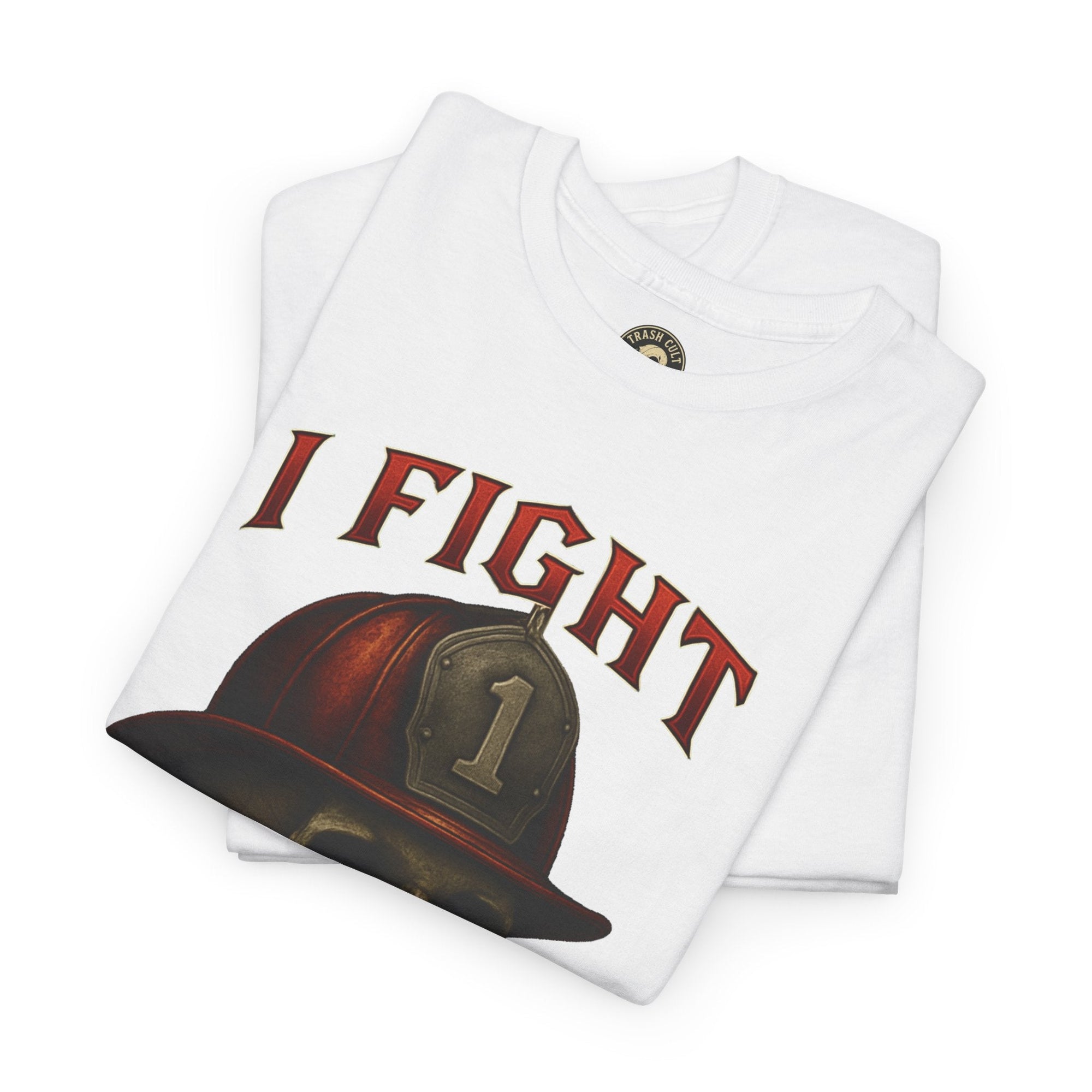Skull Firefighter Tee - I Fight What You Fear, Casual Shirt, Gift for Firefighters, Halloween Costume, Unisex Apparel