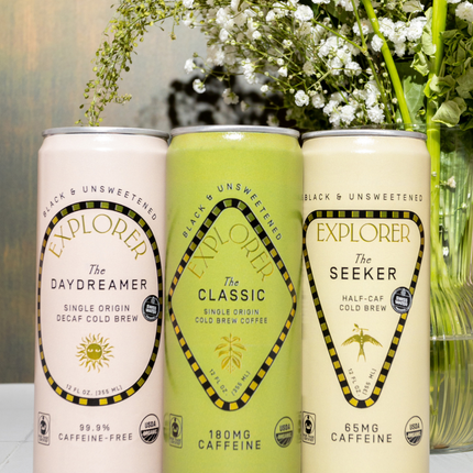 Cold Brew | Choose Your Caffeine Level | Unsweetened 12-Pack