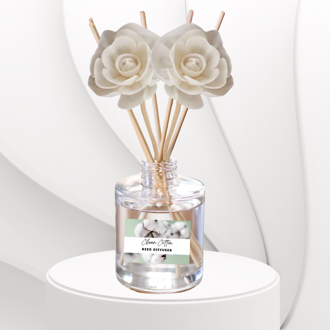 Clean & Fresh Reed Diffuser Collection – Crisp Linen, Cotton & Citrus-Inspired Aromas for a Bright, Airy Home