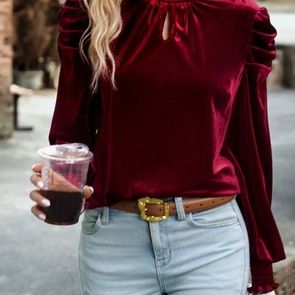 Robyn's Velvet Blouse