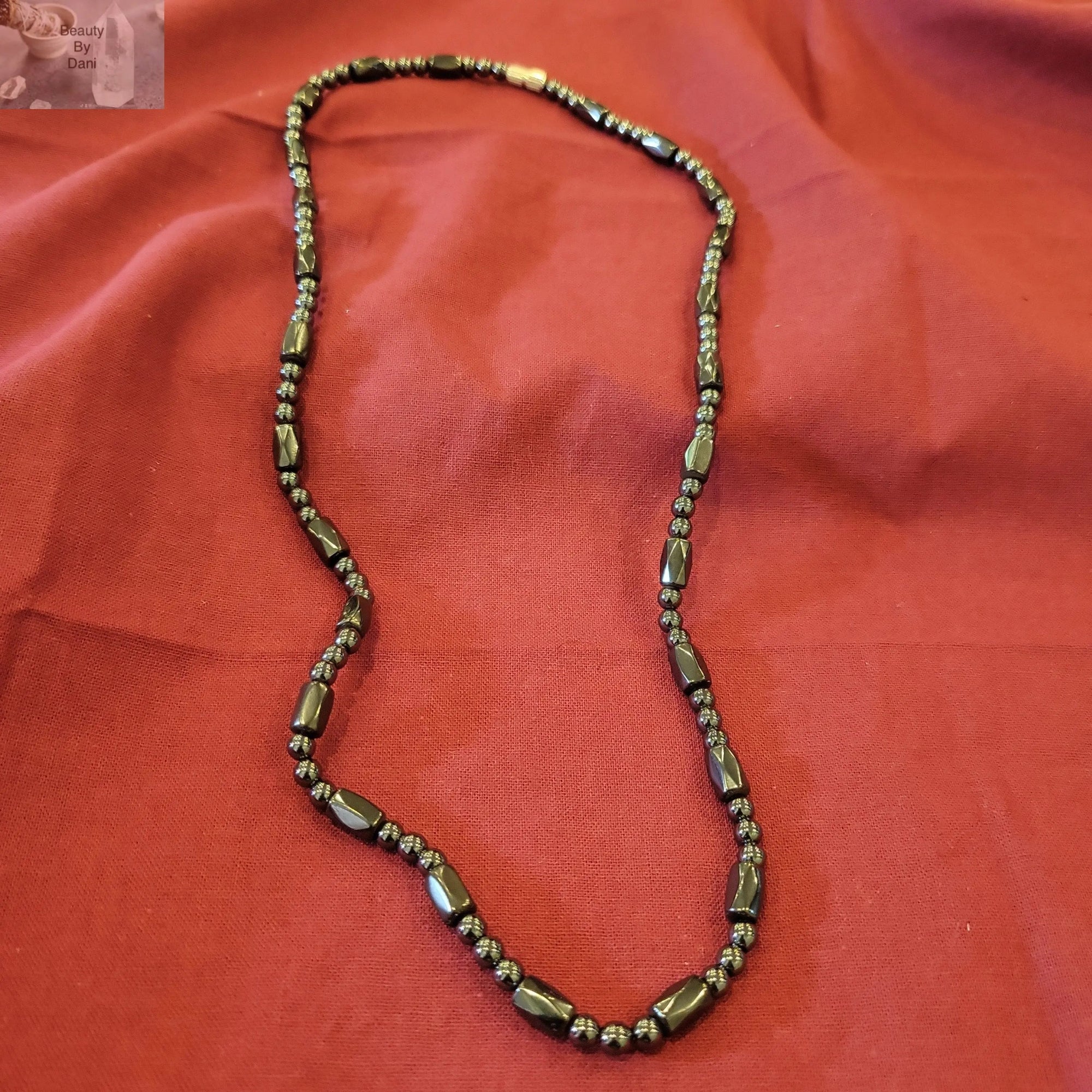 Magnetized Hematite Necklace - 20 Inches