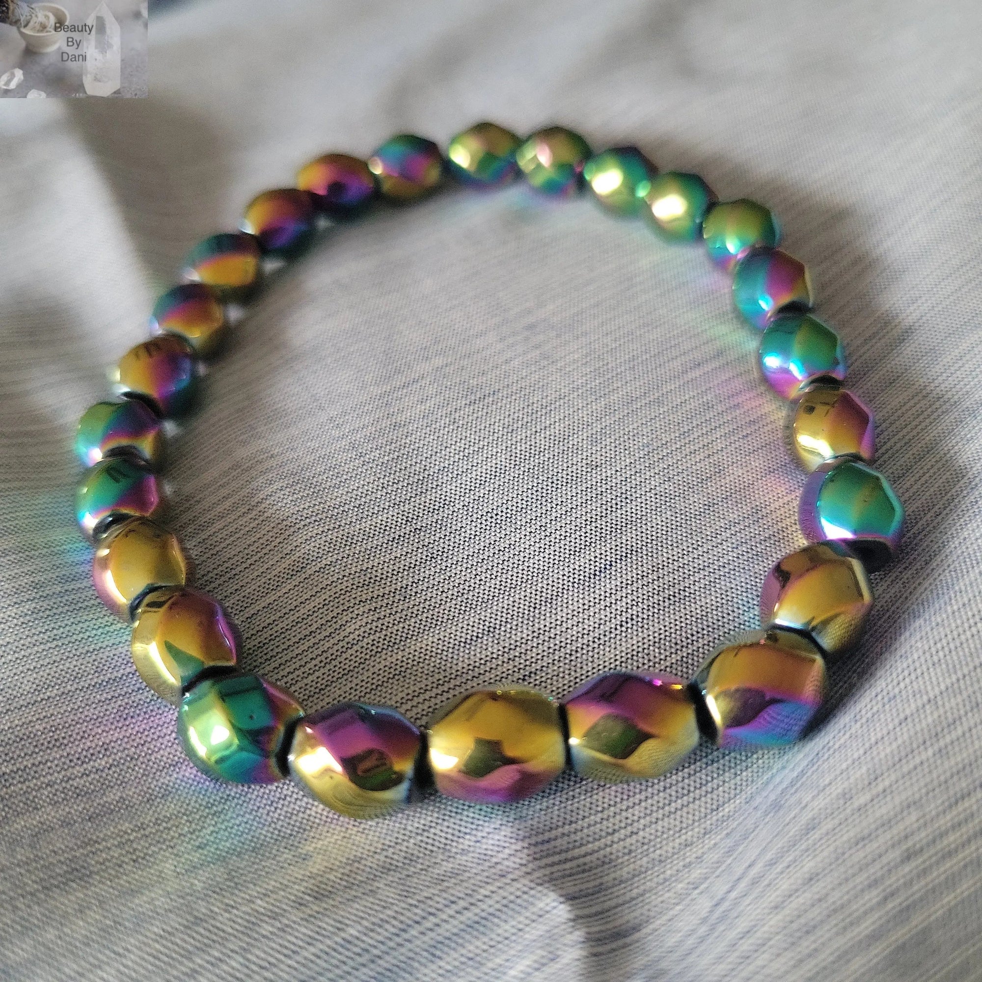 Hematite Bracelet - 9mm Beads | 8.5 Inches | Fashion & Healing