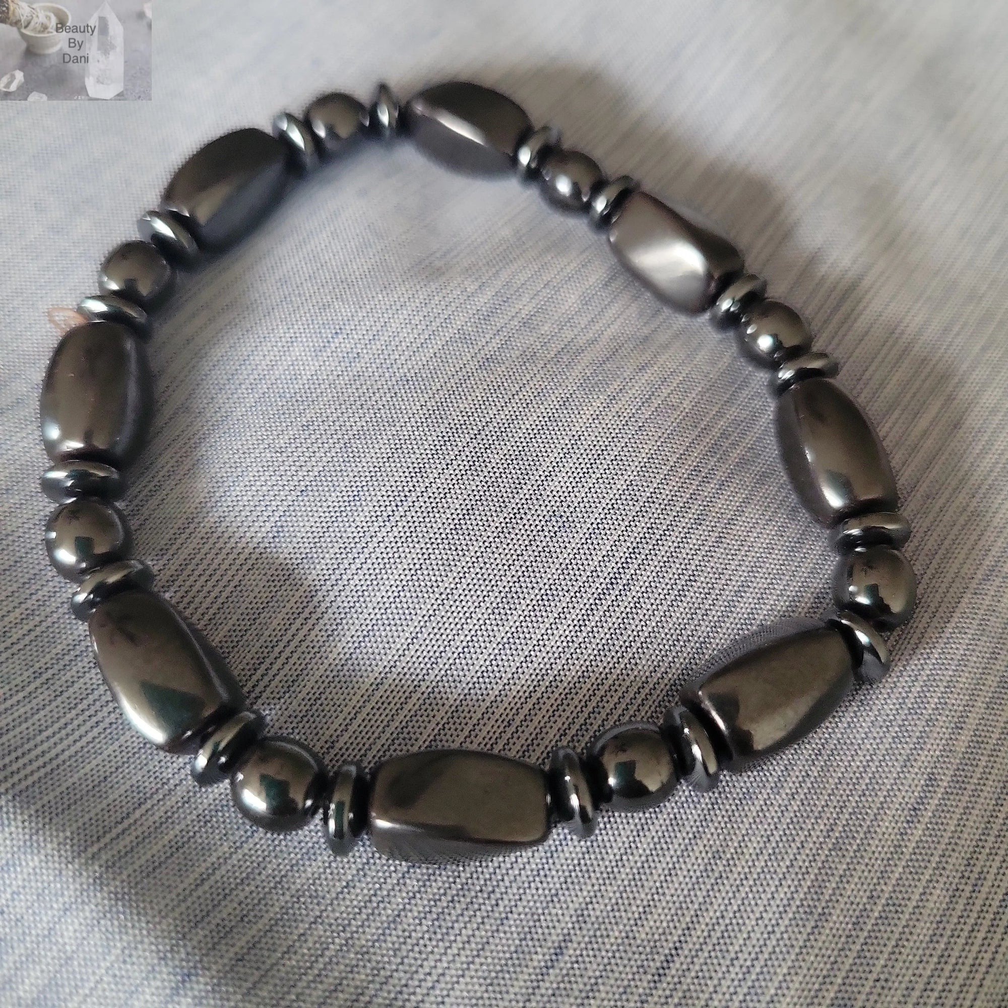 Hematite Healing Bracelet for Grounding and Balance
