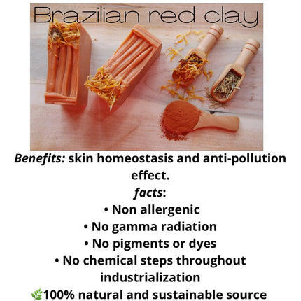 Red Brazilian Clay & Calendula