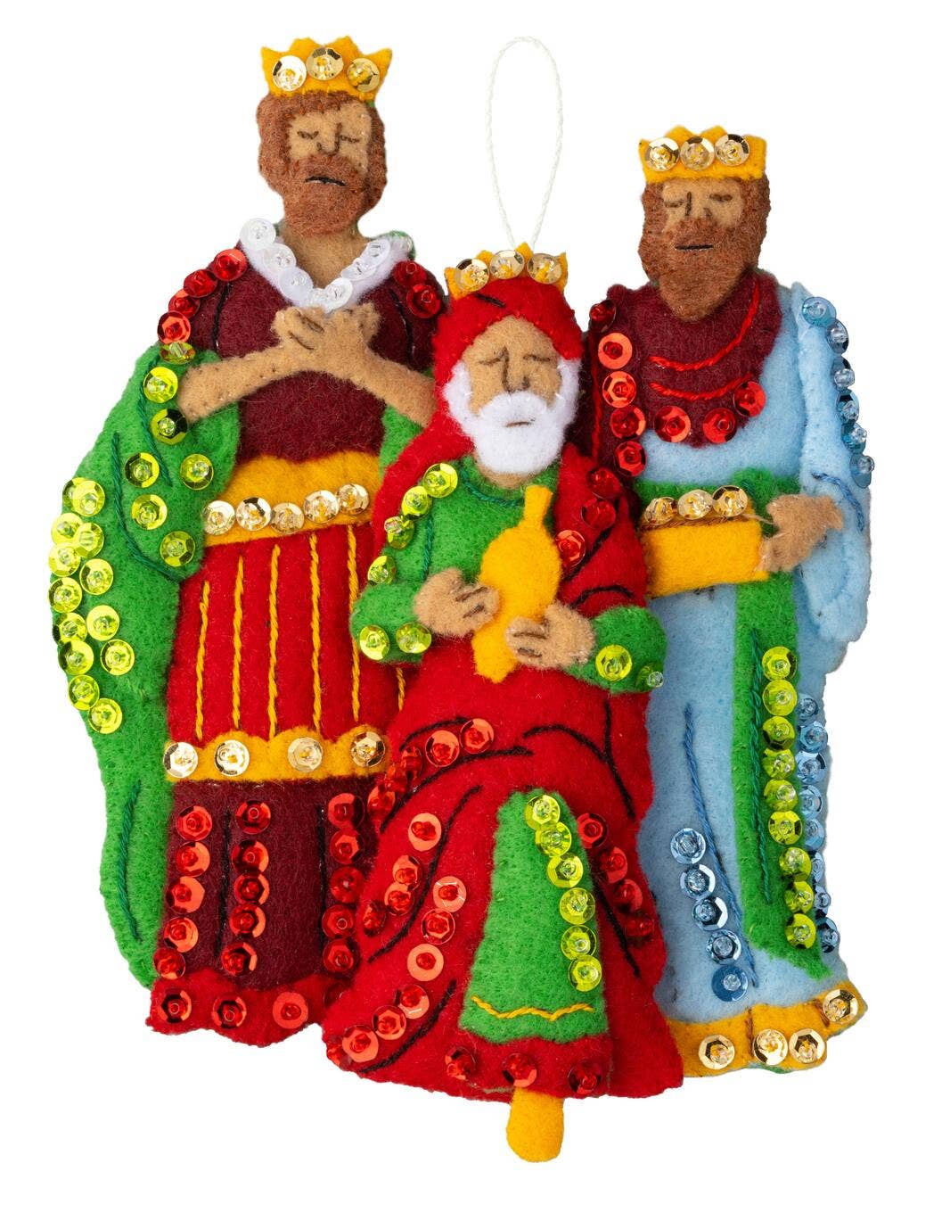 Plaid Crafts - Bucilla Silent Night Felt Ornament Kit Set of 4