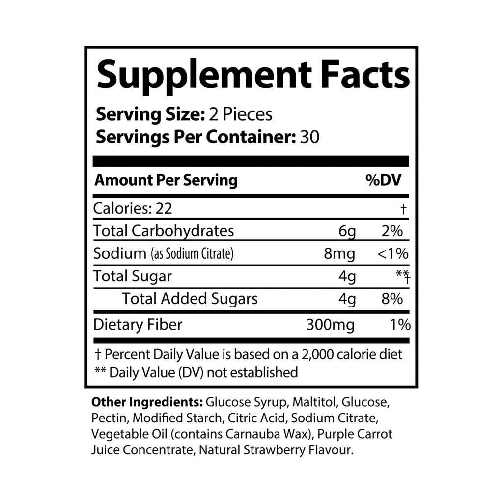 Fiber Gummies (60 Gummies)