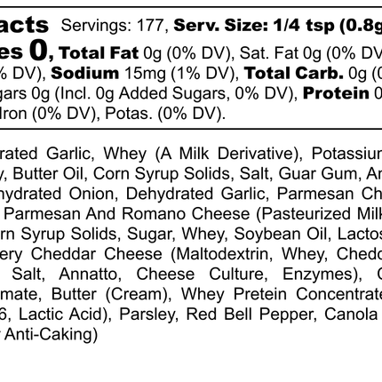 Buttery Garlic Seasoning