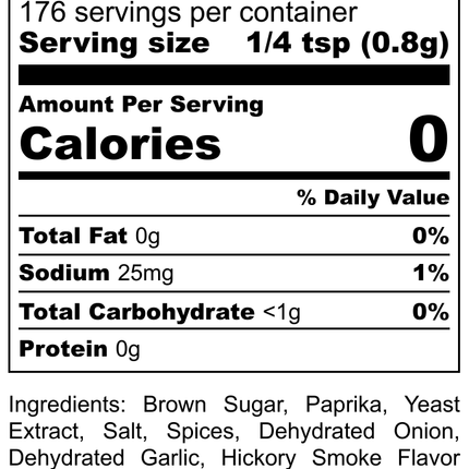 Hickory Bacon BBQ Seasoning