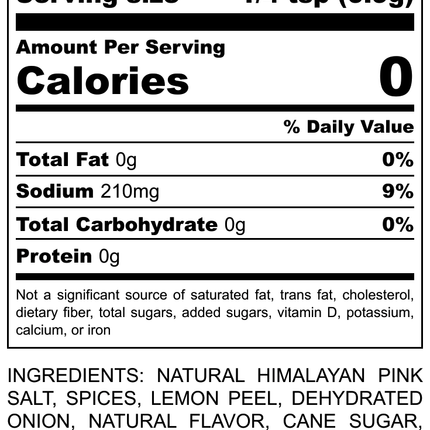 Tequila Lime Pepper Seasoning