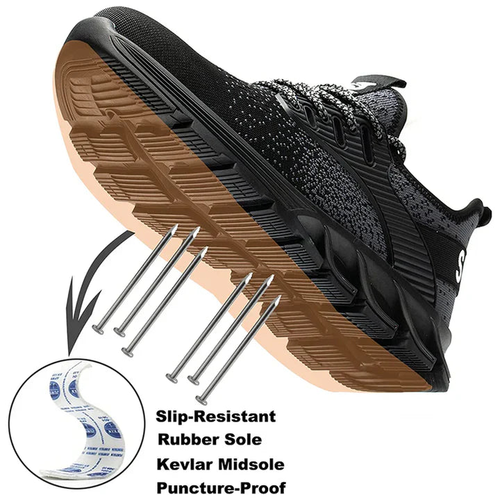 SUADEX Breathable Puncture-Proof Safety Work Shoes