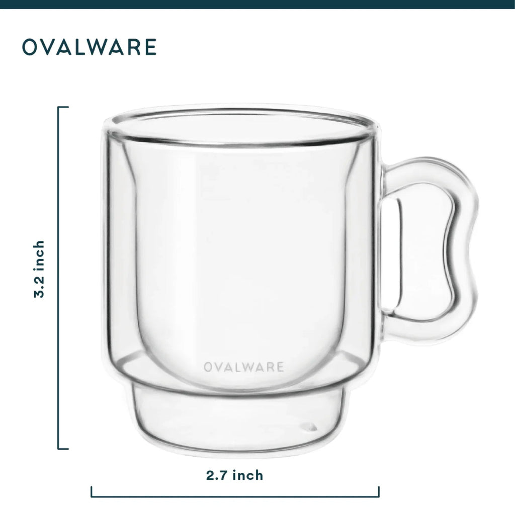 Double Wall Espresso Cups - 120ml/4oz