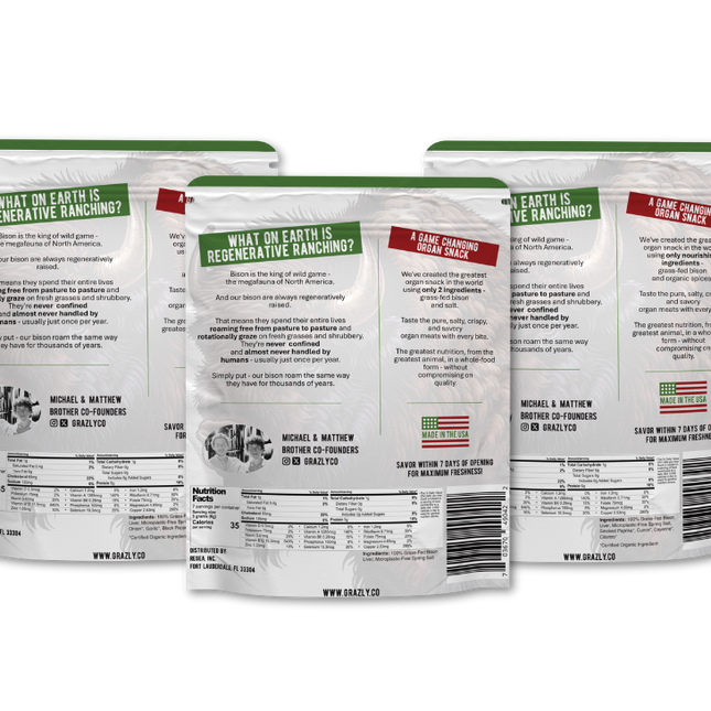 Bison Liver Crisp Variety Pack