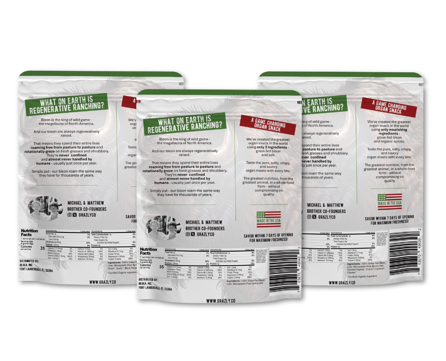 Bison Liver Crisp Variety Pack