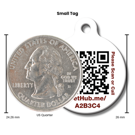 PetHub QR ID Pet Tag - Escape Artist