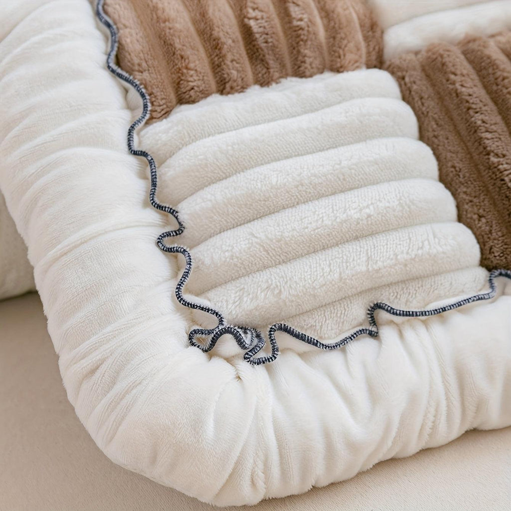 Modular Sofa Cover – Nordic Style Winter Plush Slipcover
