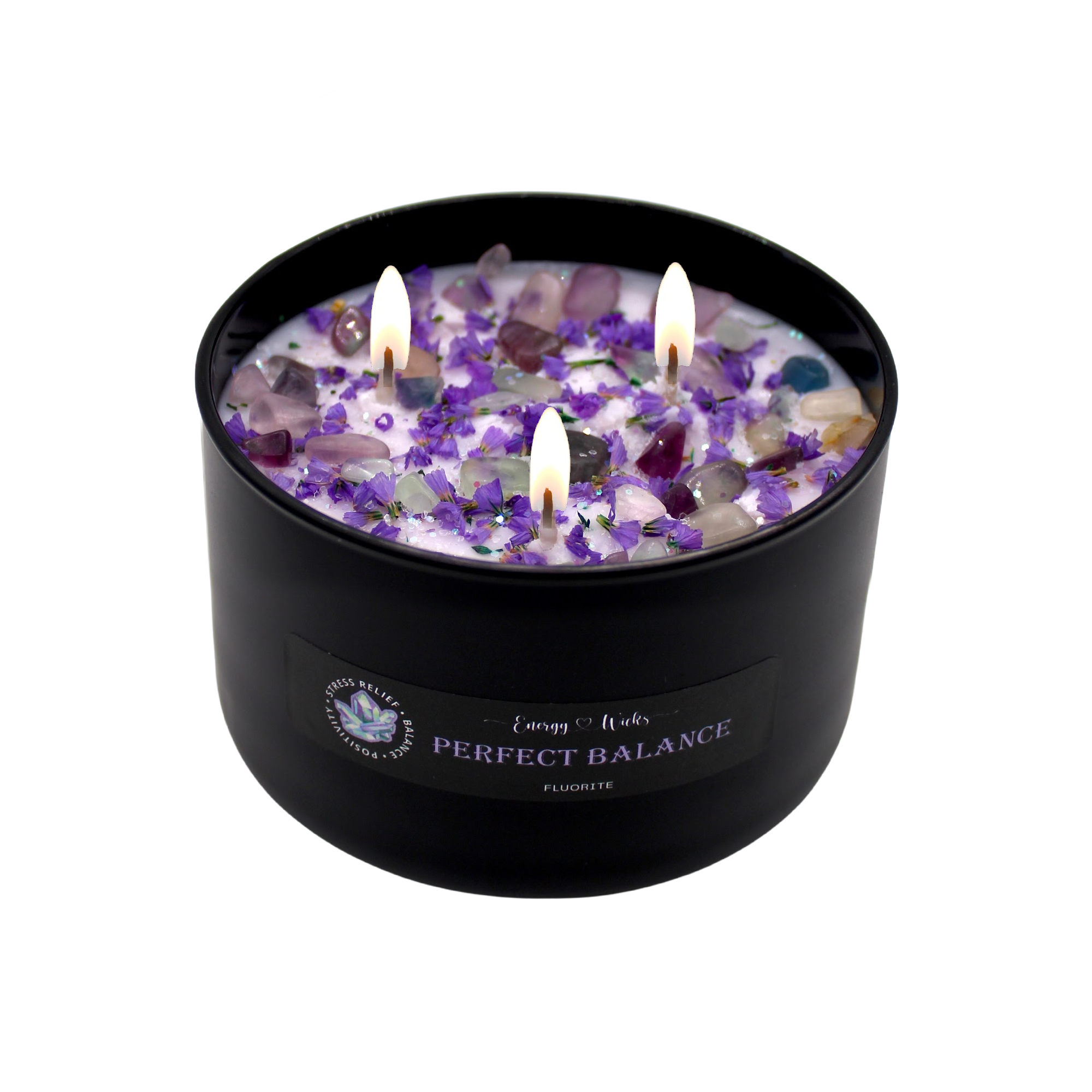 Perfect Balance Crystal Candle