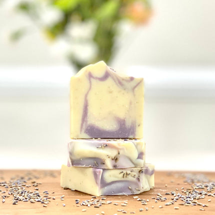 5 oz Lavender with Lavender Buds Handcrafted Soap