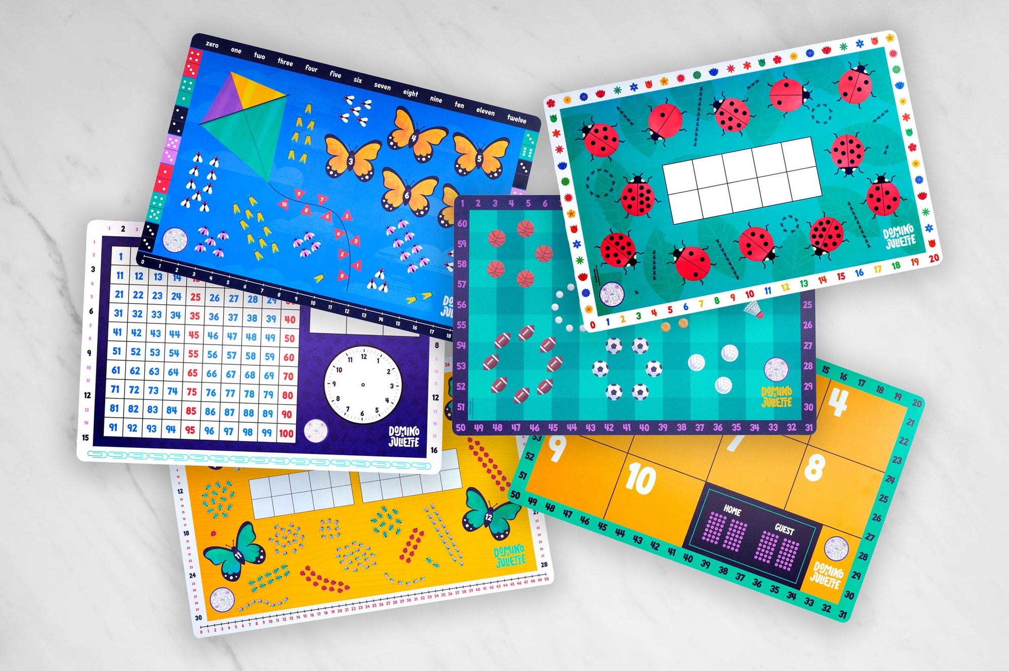 3-Pack Math Placemat Bundle