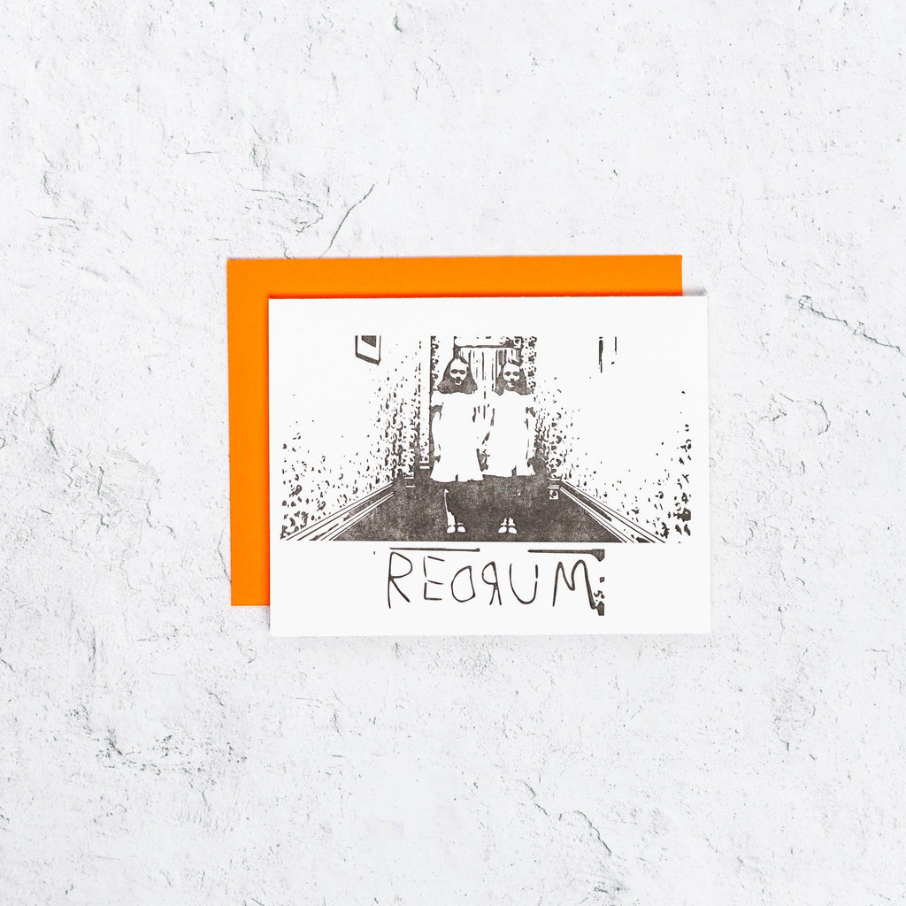 Redrum Halloween Card Box Set of 10