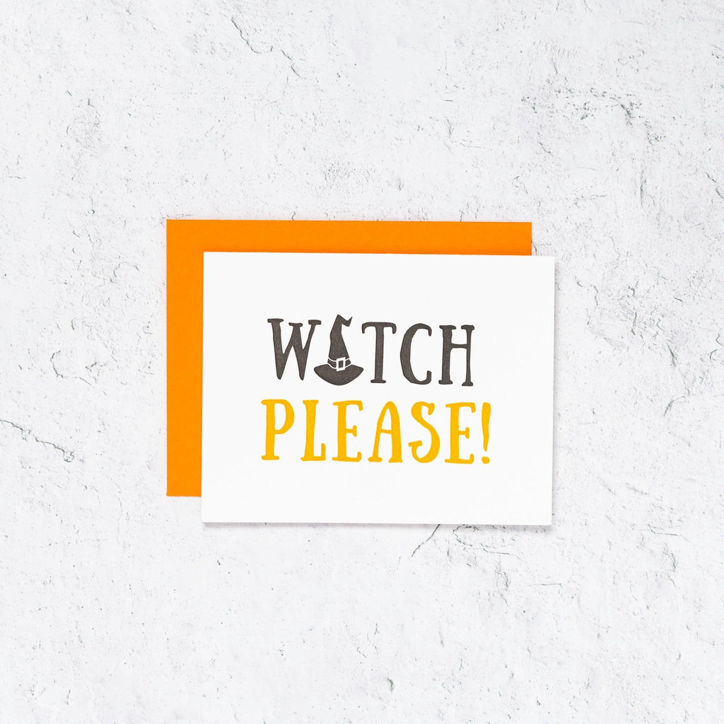 Witch Please Halloween Card