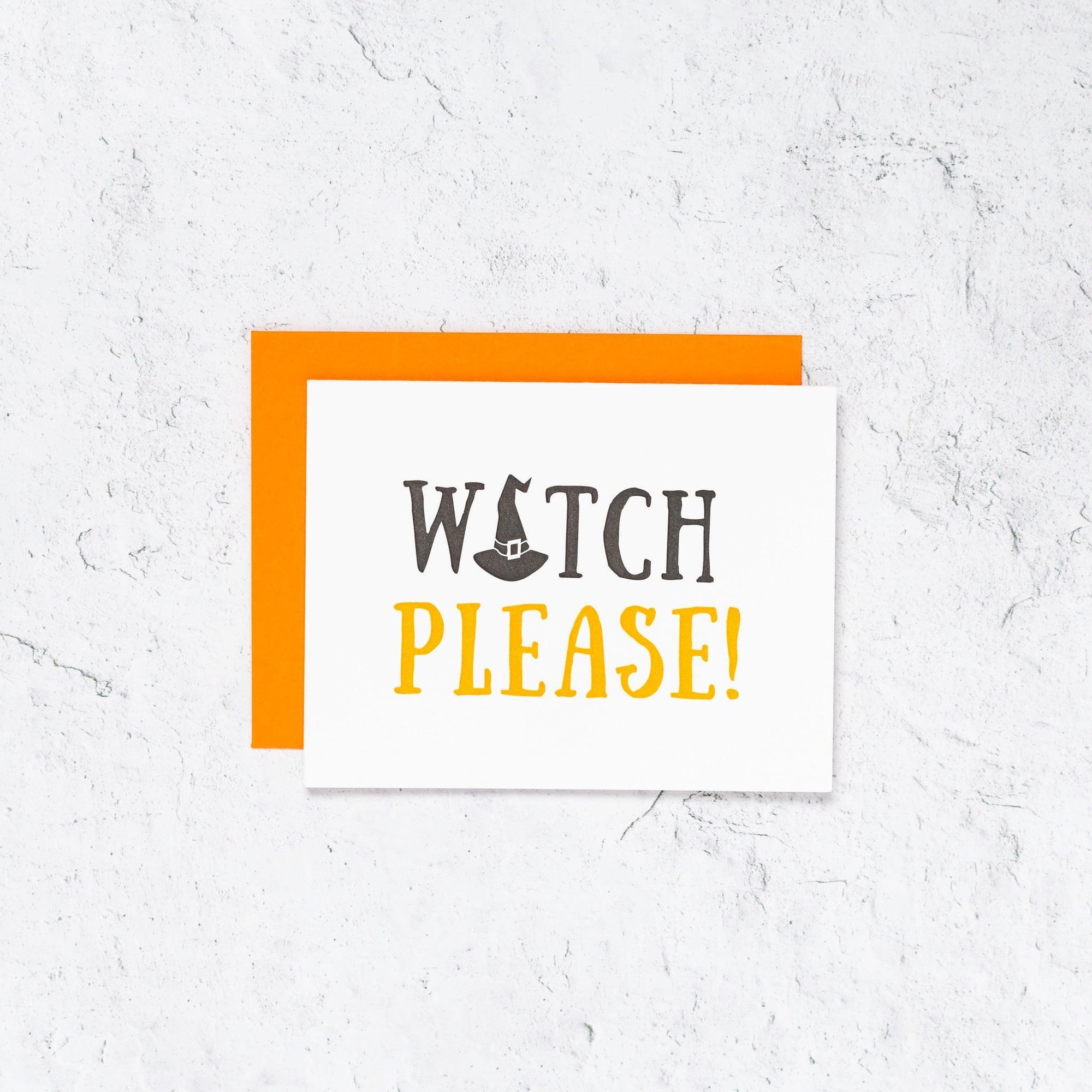 Witch Please Halloween Card