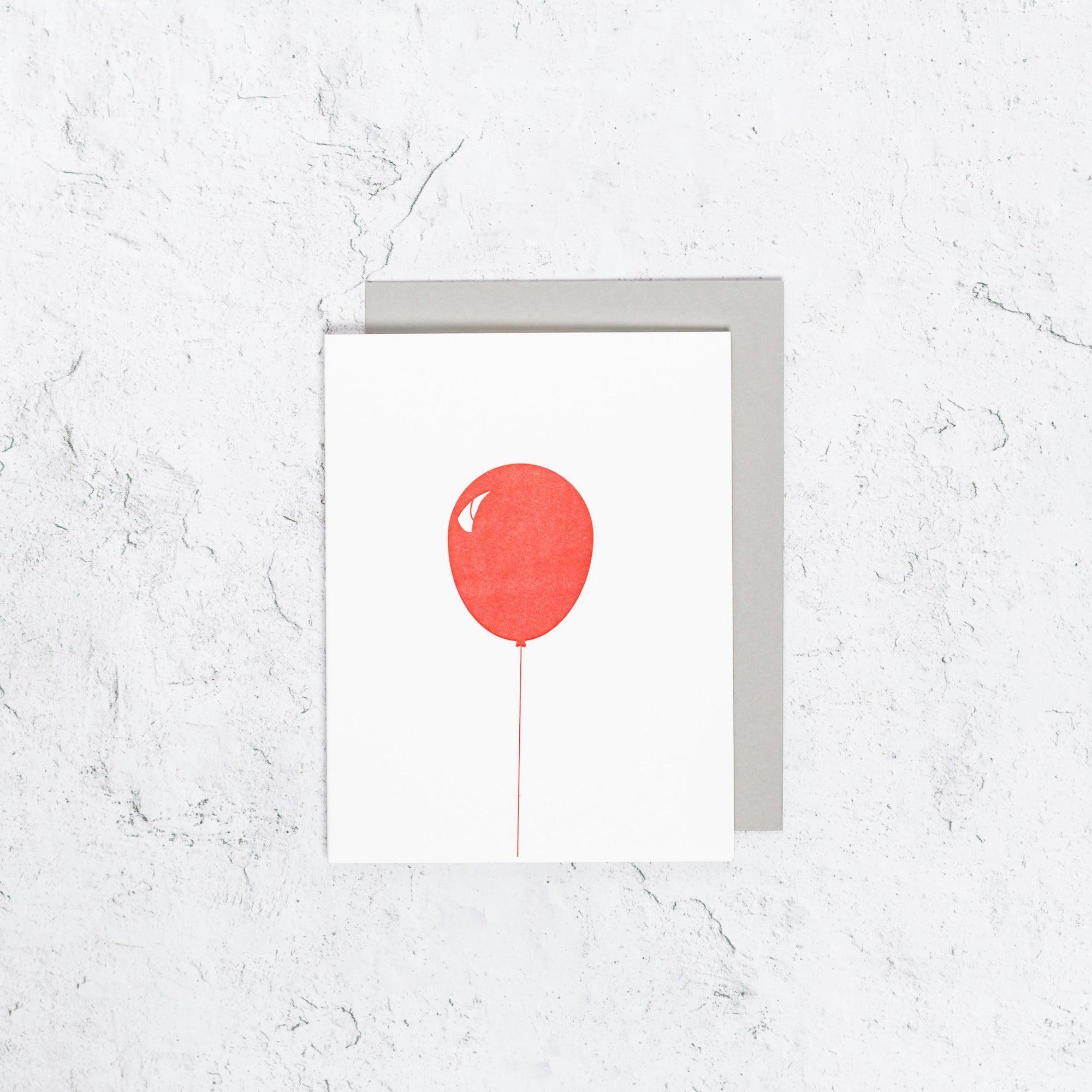 It Balloon Halloween Card