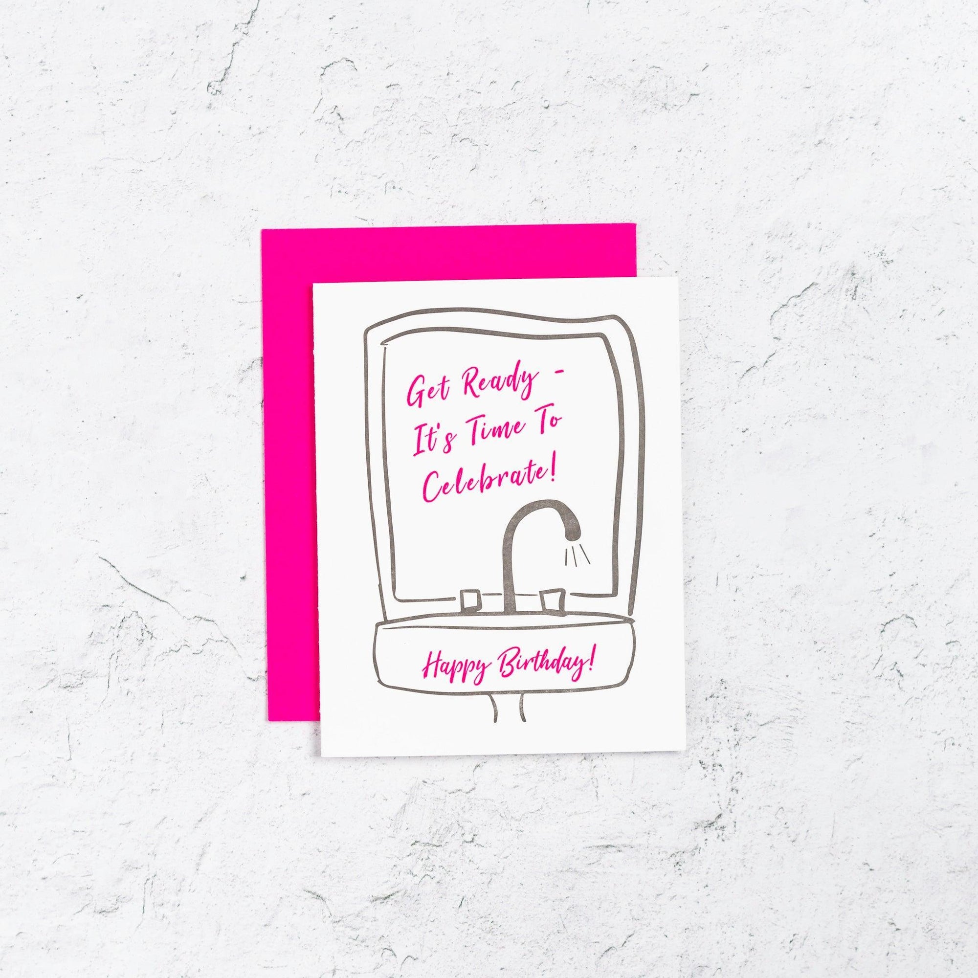 Happy Birthday Getting Ready Card