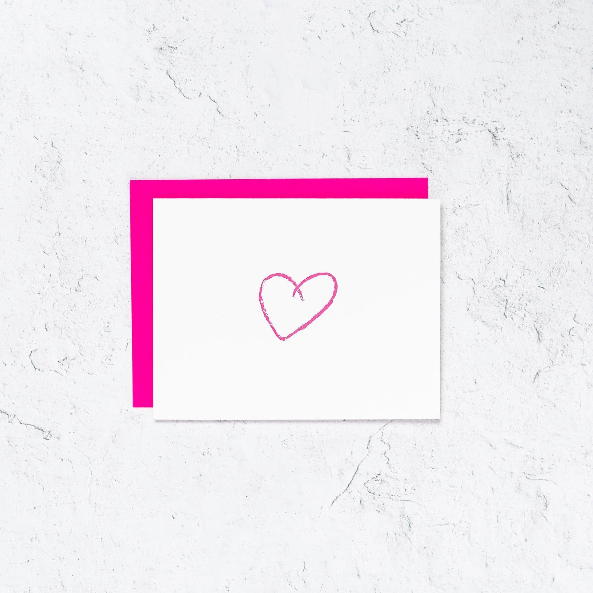 Heart Icon Notecards Box Set of 10