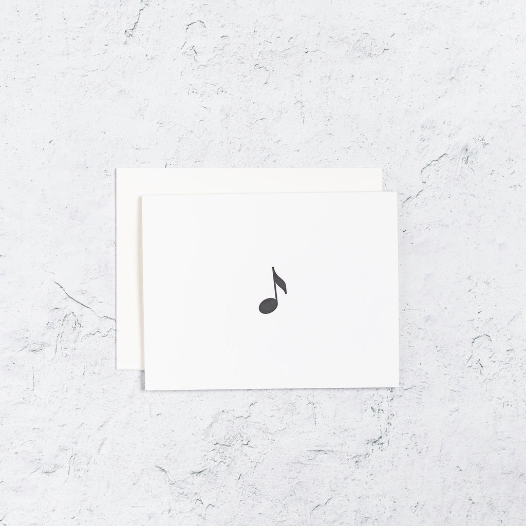 Music Note Icon Notecards