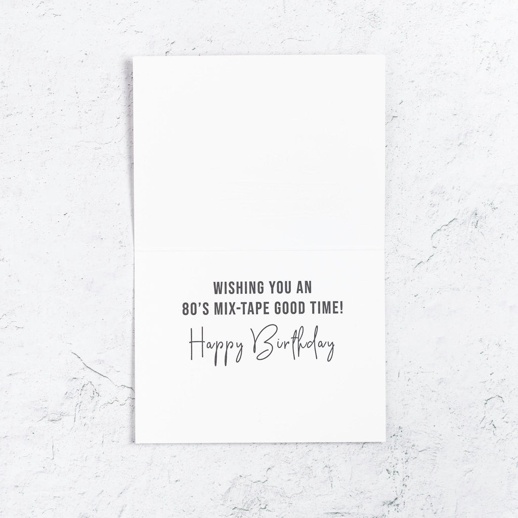 Mix Tape Birthday Card