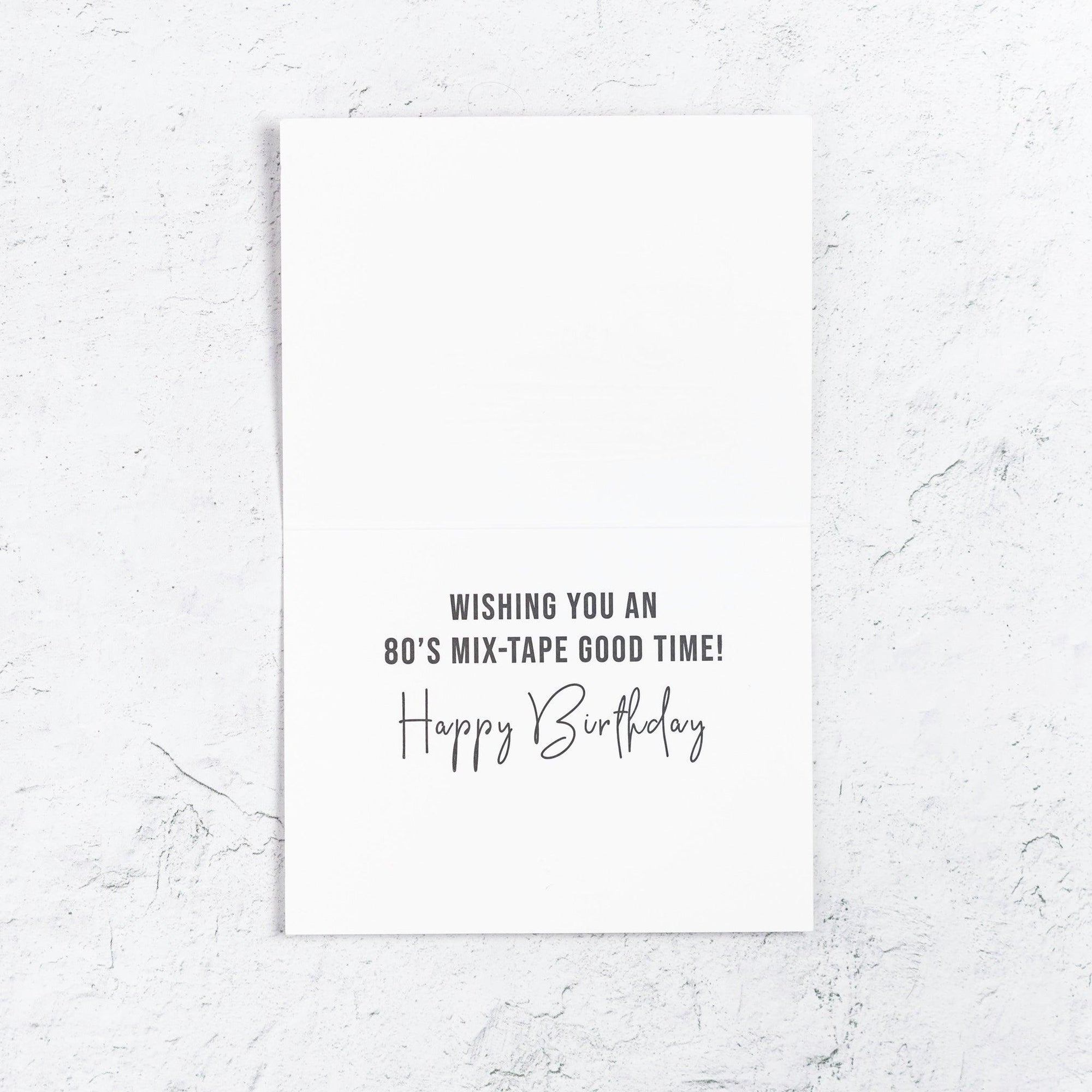 Mix Tape Birthday Card