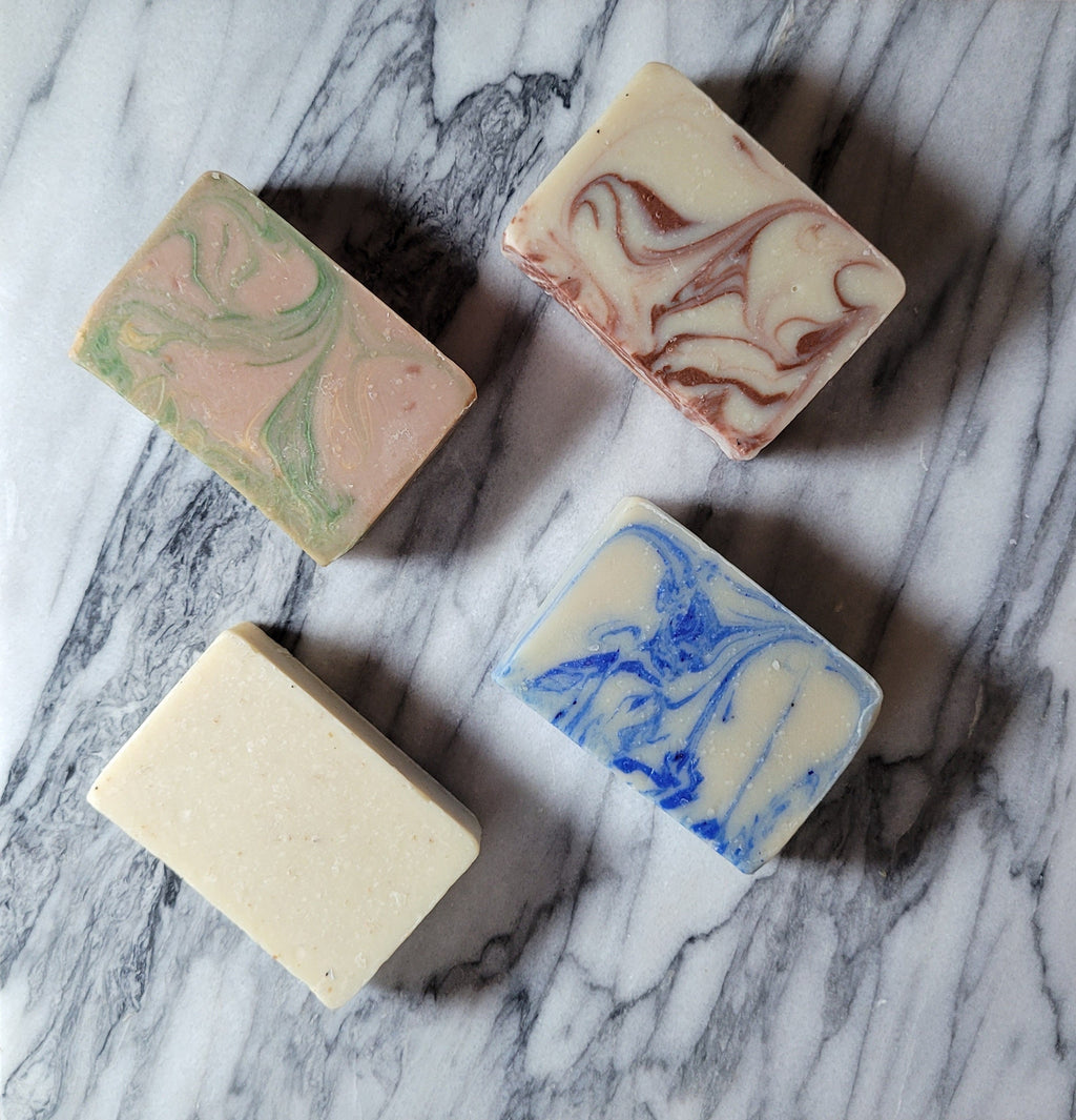 Natural Face & Body Soap Bar - Cold Processed, Organic Oils | Signature Clay