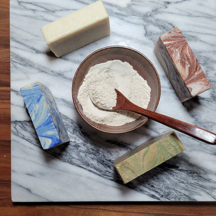 Natural Face & Body Soap Bar - Cold Processed, Organic Oils | Signature Clay