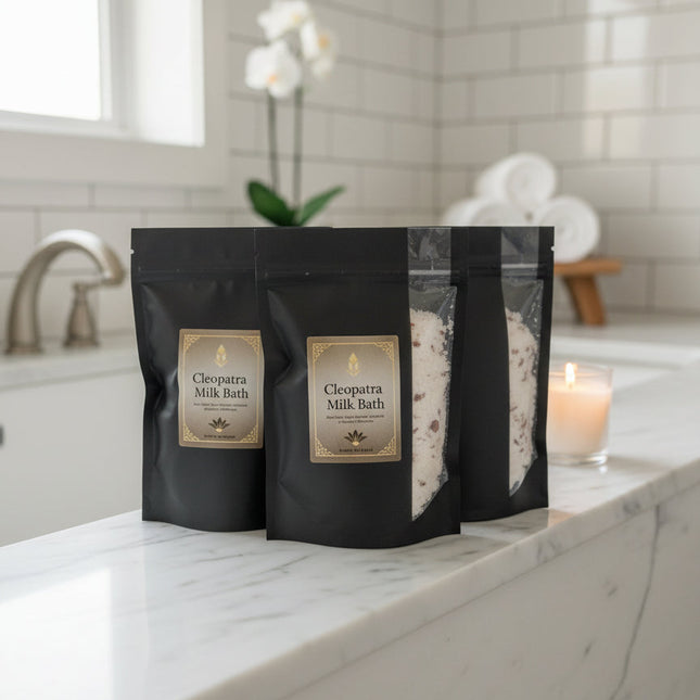 Lavender and Hibiscus Milk Bath Soak, Various Options,  Cleopatra Milk Bath