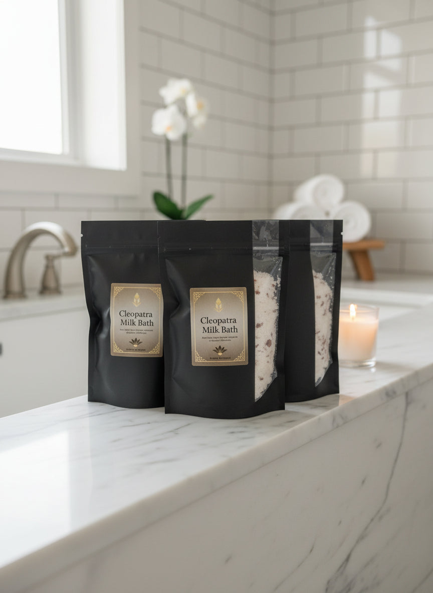 Lavender and Hibiscus Milk Bath Soak, Various Options,  Cleopatra Milk Bath