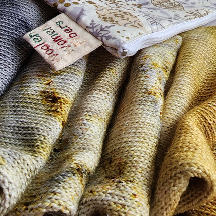 Silver and Gold Sock Blanks