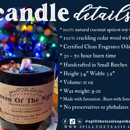 Stay Wild Moon Child Lunar Intention Candle | Moon Magic Soy Candle