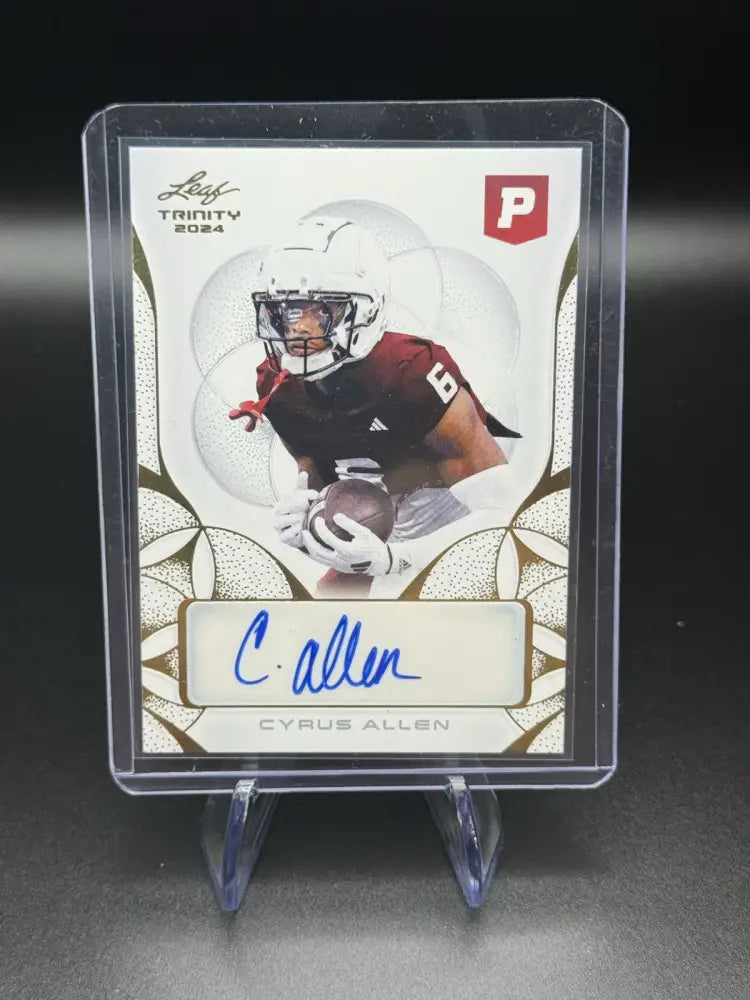 2024 Leaf Trinity Cyrus Allen Auto Rookie Card RC Autograph