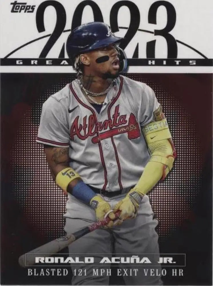 2024 Topps Series 1 - 2023 Greatest Hits Ronald Acuña Jr. #23GH-8