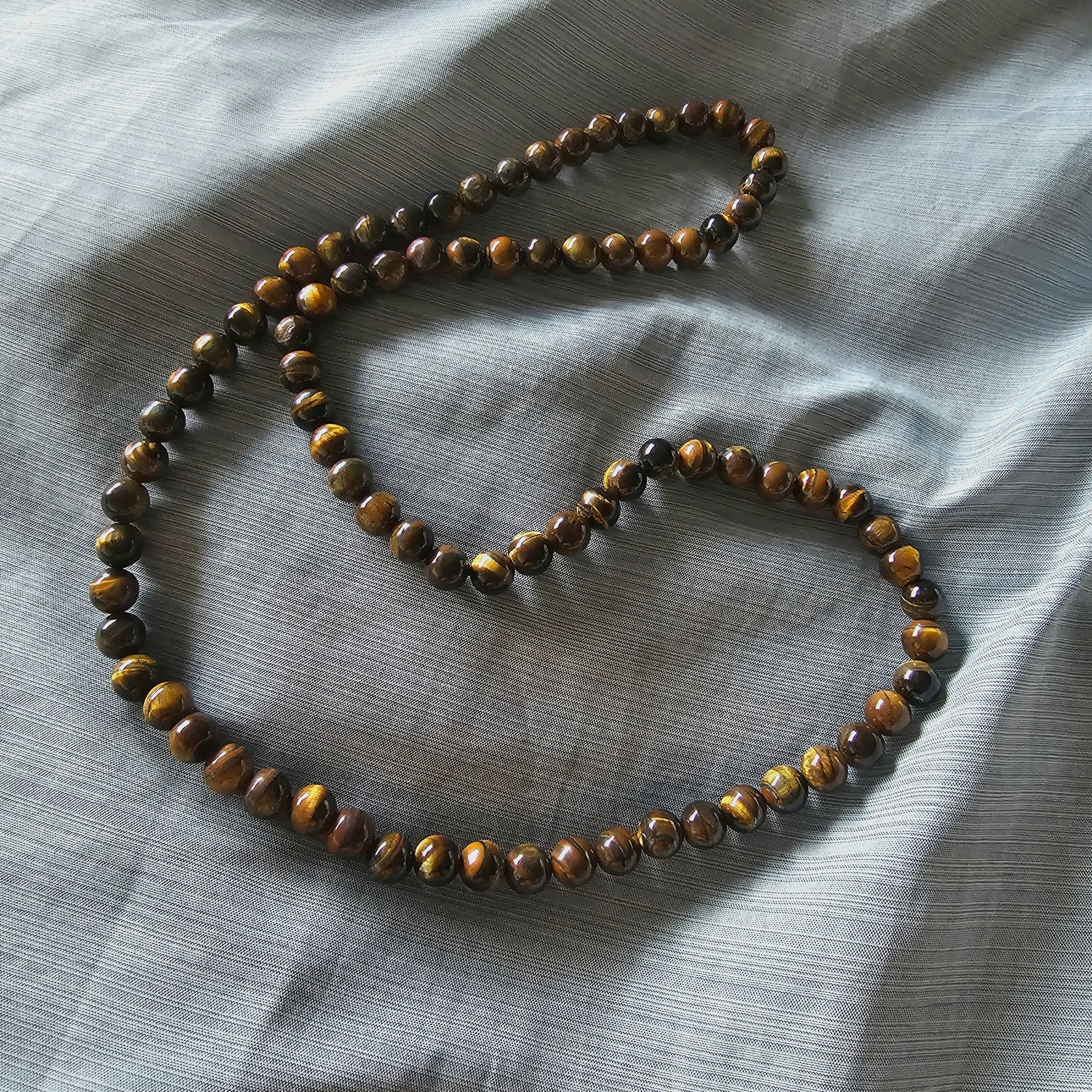 Tiger's Eye Grounding Necklace