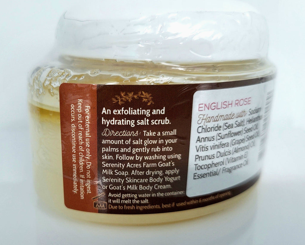 Salt Glow Scrub – English Rose