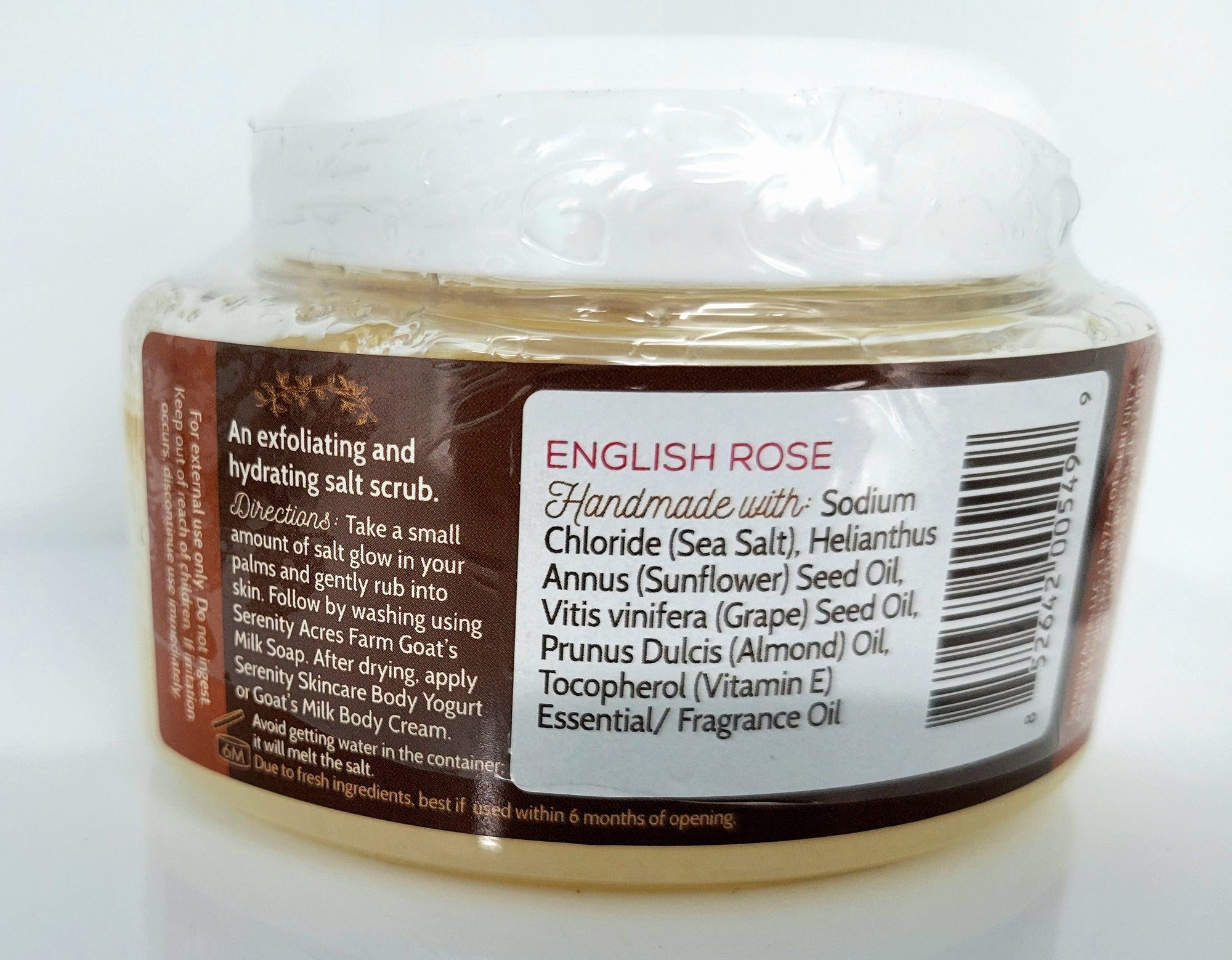 Salt Glow Scrub – English Rose