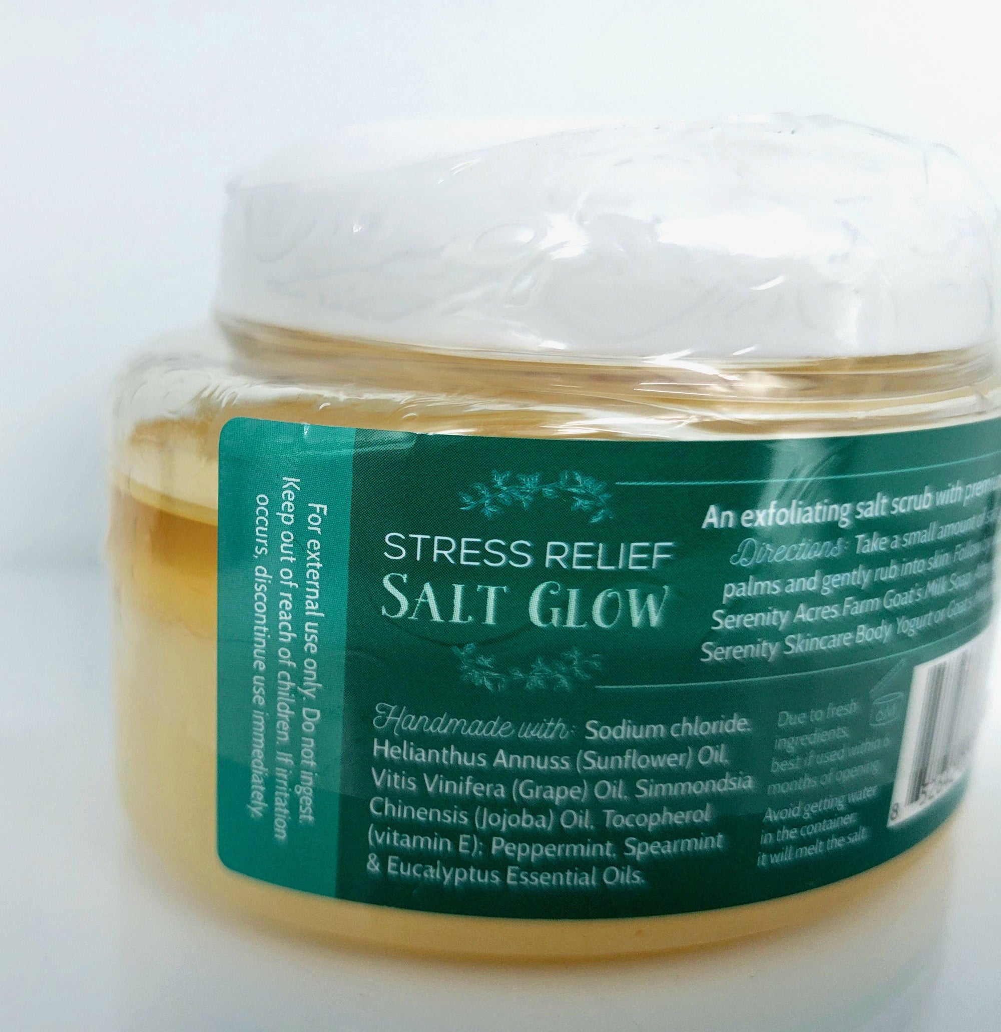 Salt Glow Scrub – Stress Relief