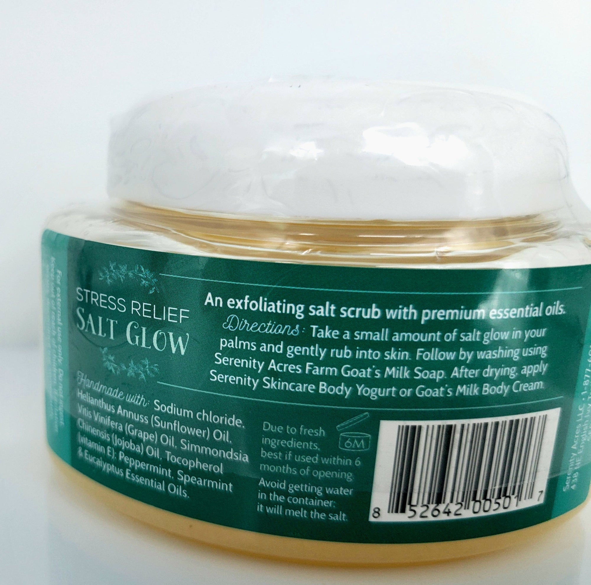Salt Glow Scrub – Stress Relief