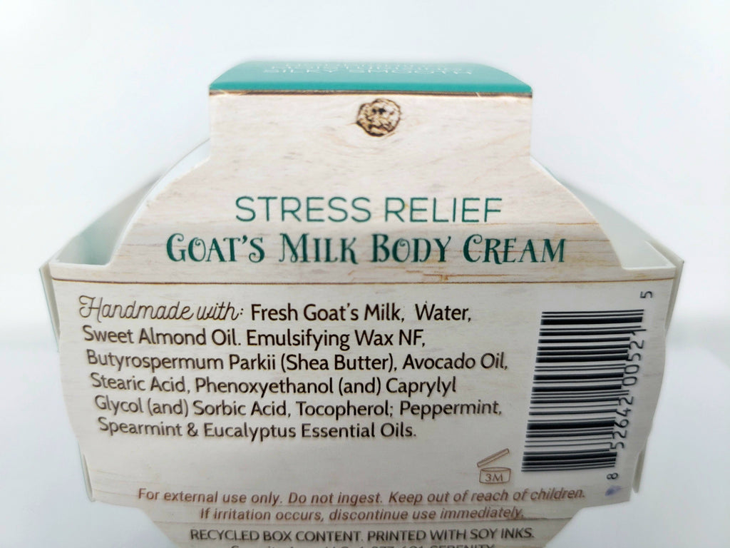 Goat's Milk Body Cream - Stress Relief