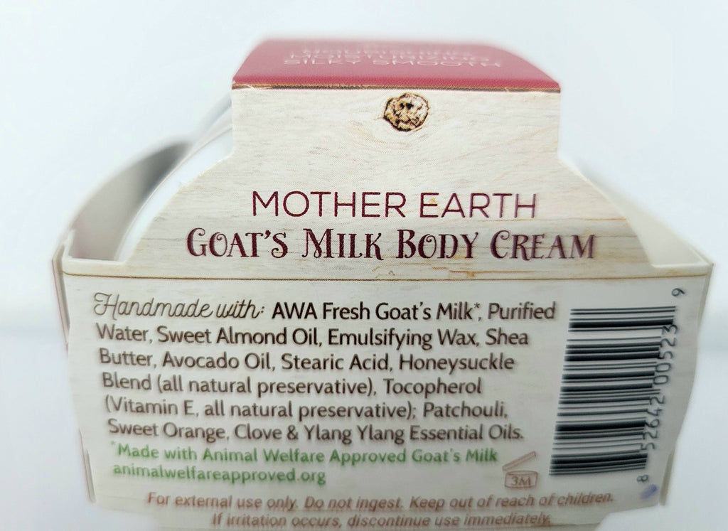 Goat's Milk Body Cream - Mother Earth