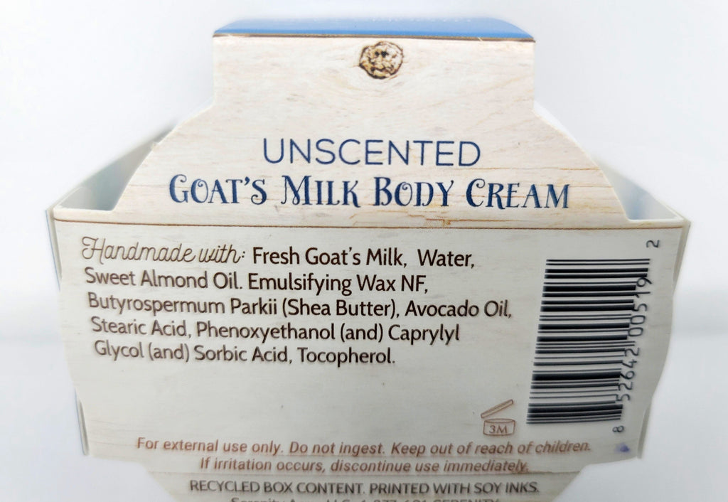 Goat's Milk Body Cream - Unscented