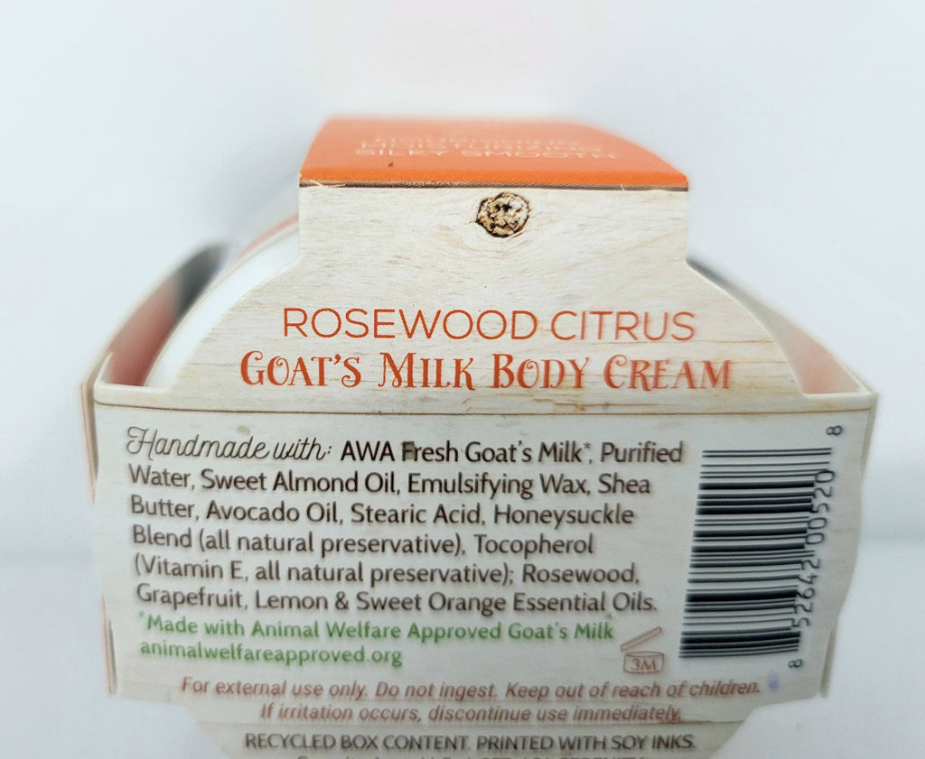 Goat's Milk Body Cream - Rosewood Citrus