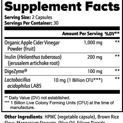 Apple Cider Vinegar Capsules