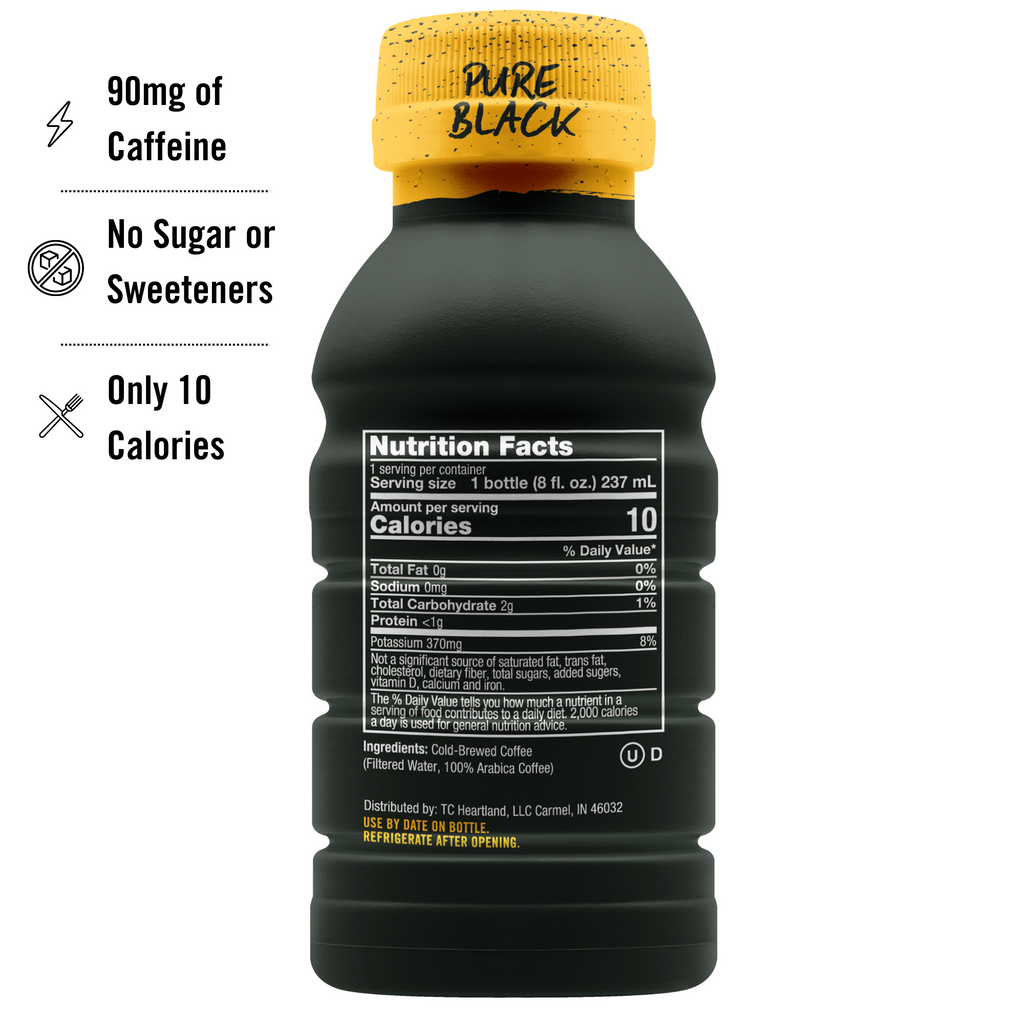 Cold Brew 8oz Bottles - Pure Black
